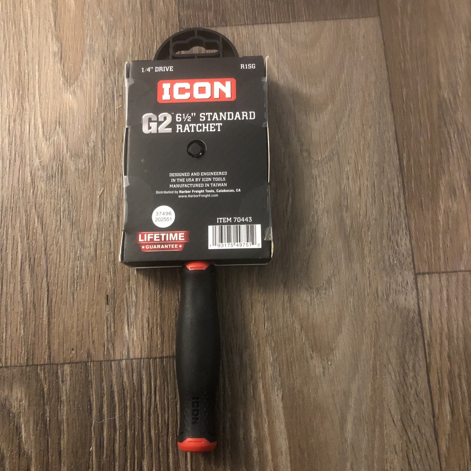 ICON 1/4 in. Drive Professional Ratchet with Comfort Grip R1SG,FREE SHIPPING!!