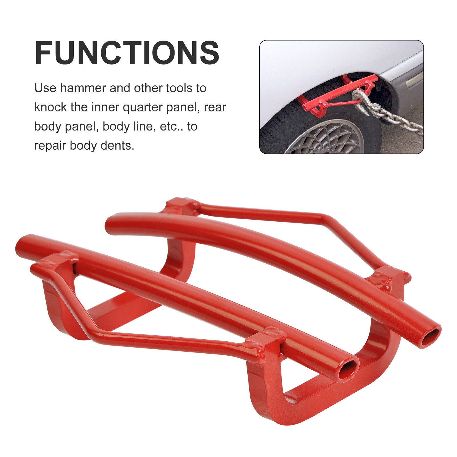 Quarter Panel Puller – Wheel Frame Dent Car Bodywork Auto Collision Repair Tool