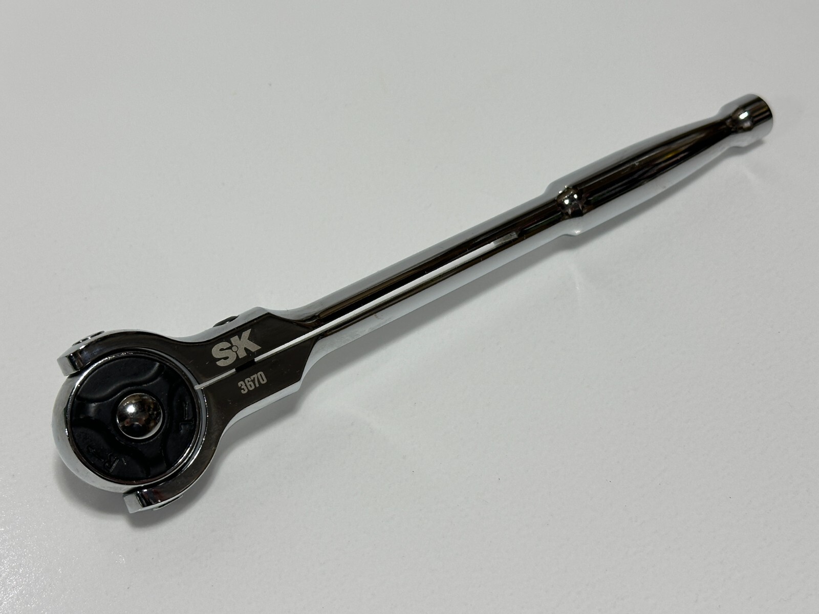 NEW SK Tools Professional Roto-Head Full Rotating Flex Chrome 3/8” Drive Ratchet