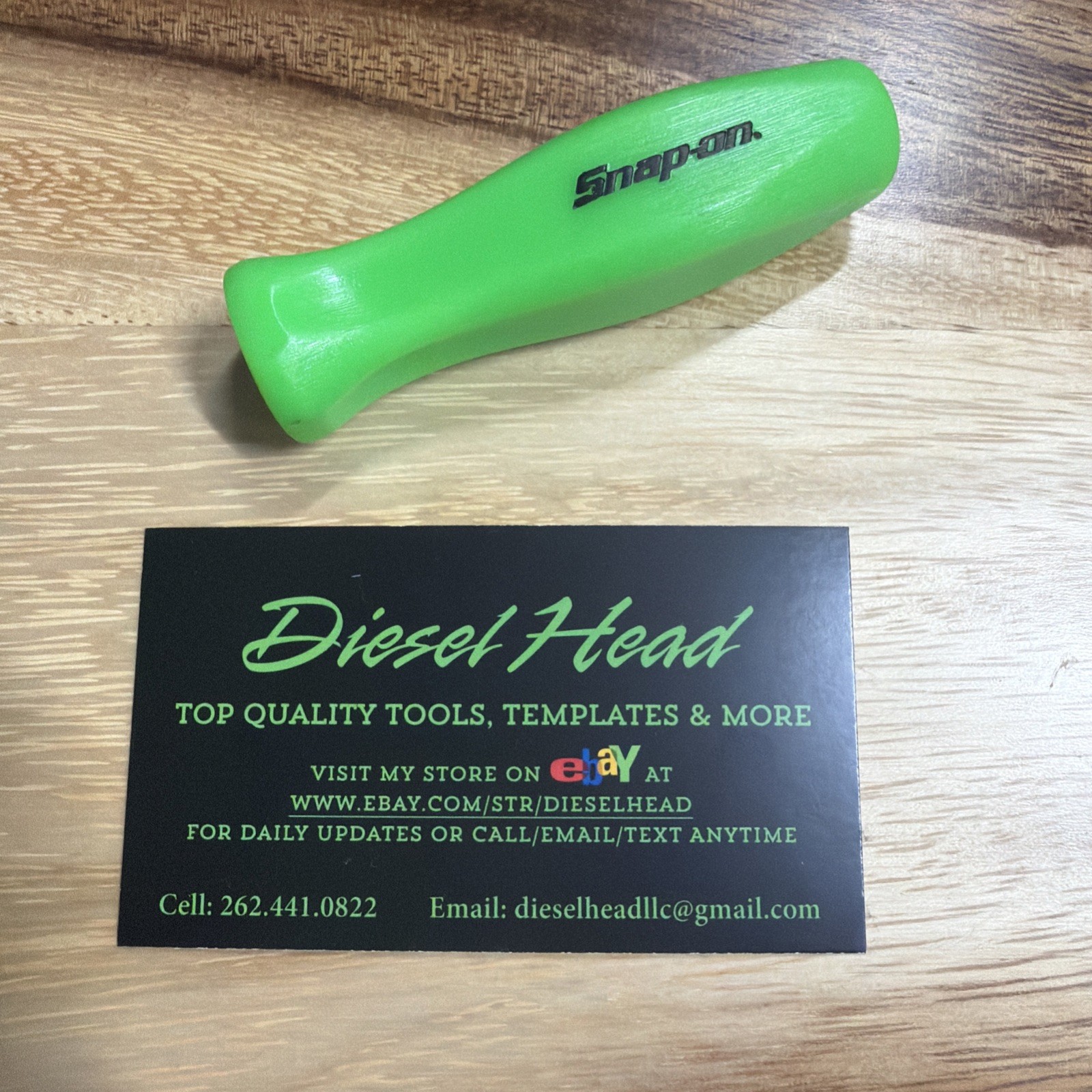 NEW Snap-on Tools GREEN Discontinued 1/4″ Drive Replacement Ratchet Hard Grip