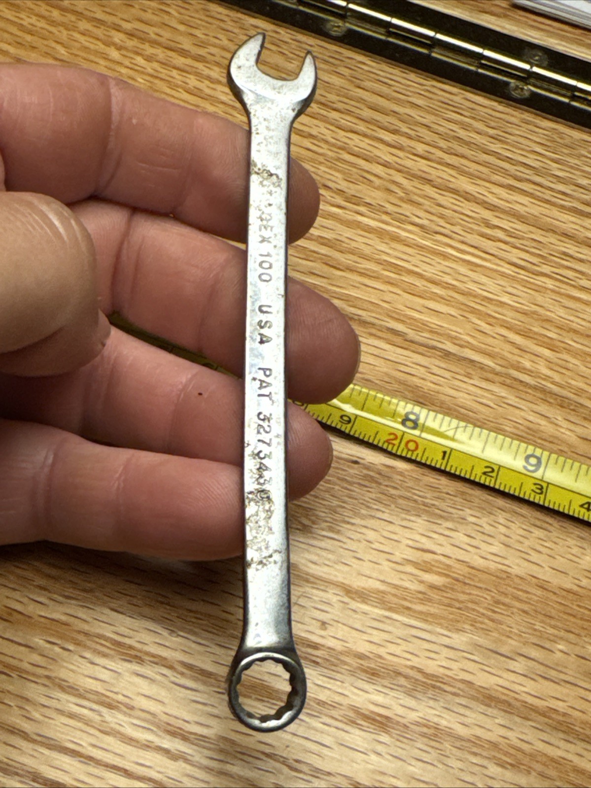 Snap-on Tools OEX100 5/16” Combination Wrench USA SLIGHT BEND