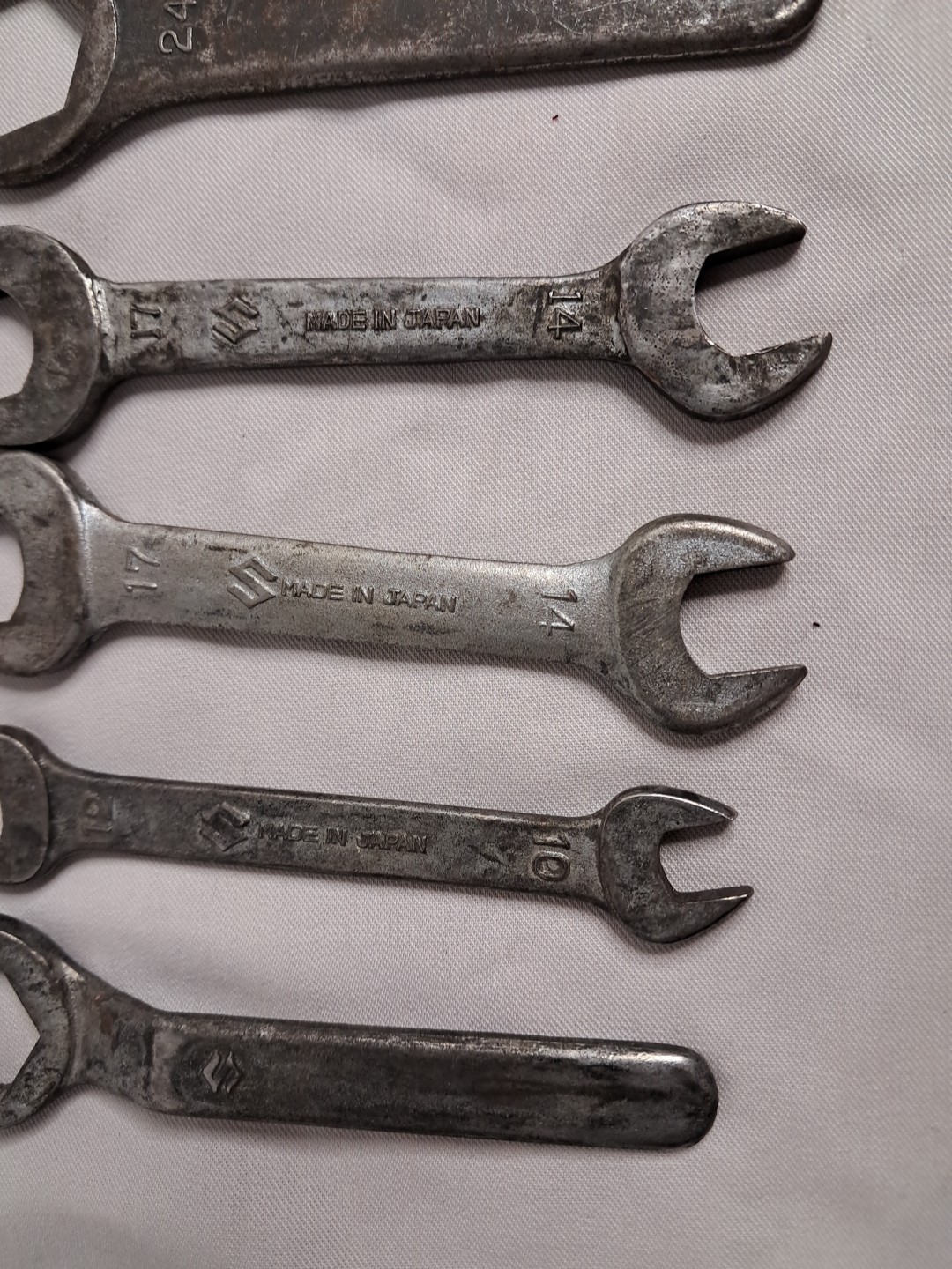 Lot Of 9 Vintage Motorcycle Tools Suzuki & HM (See Photos For Description)
