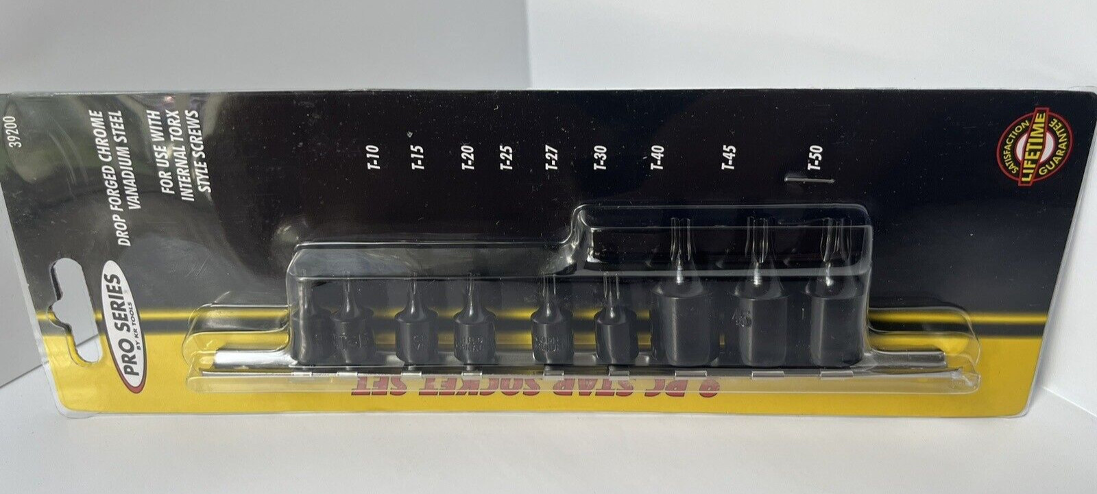 KR Tools – 9 pc. Star Socket Set [ T-10 ~~ T-50 ] (Part # 39200)