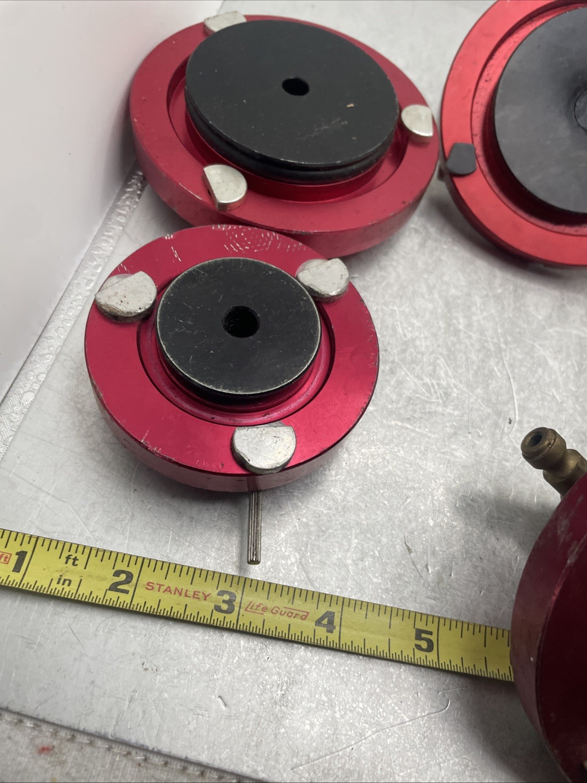 Brake Bleeder Cap Adapters Lot Of 6 Automotive Mechanic Tools Multiple Sizes