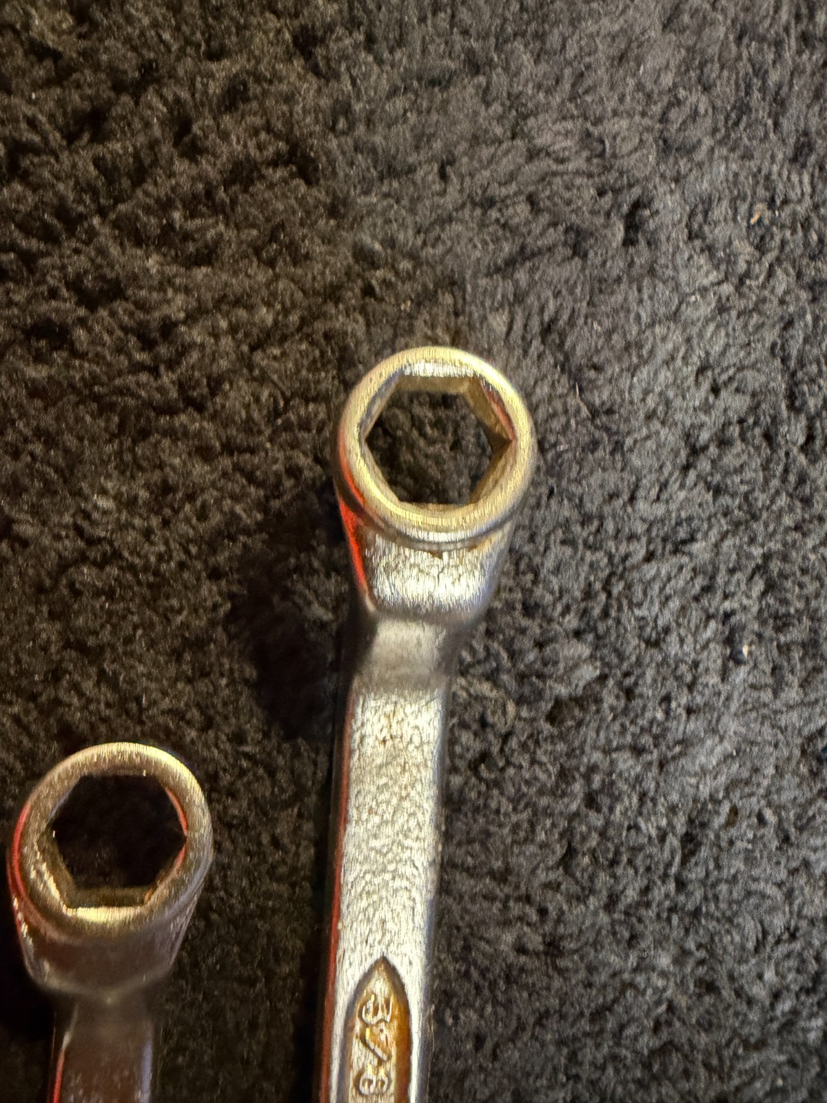 2 Indestro Double Box-End Wrenches 6 Point 911 and 931 Both 3/8″ to 7/16″ USA