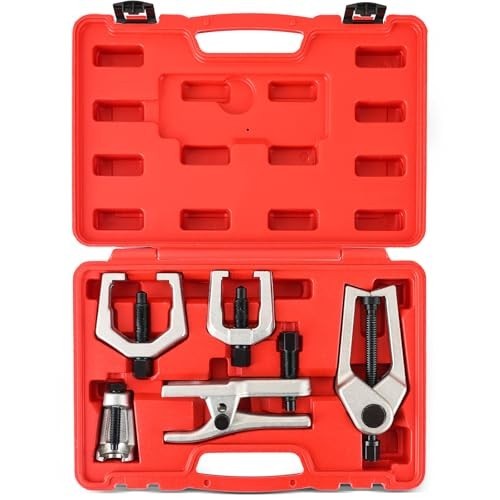Ball Joint Separator Kit 5 in 1 Pitman Arm Puller Tie Rod End Tool Removal Set