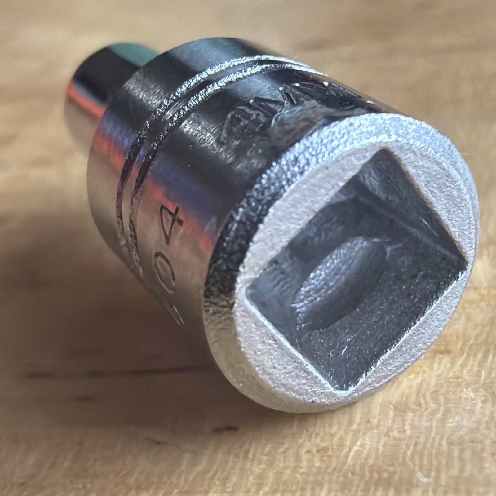 Vulcan x Williams Tools 4mm Shallow Socket 1/4″ Drive 6 Point MM-604 Vtg USA