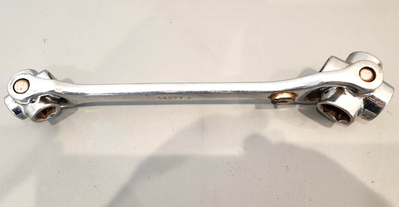 VTG! Craftsman Dog Bone /Multi Socket Wrench ~SAE 6 Point ~13/16″ ~3/8″ ~#14277Z