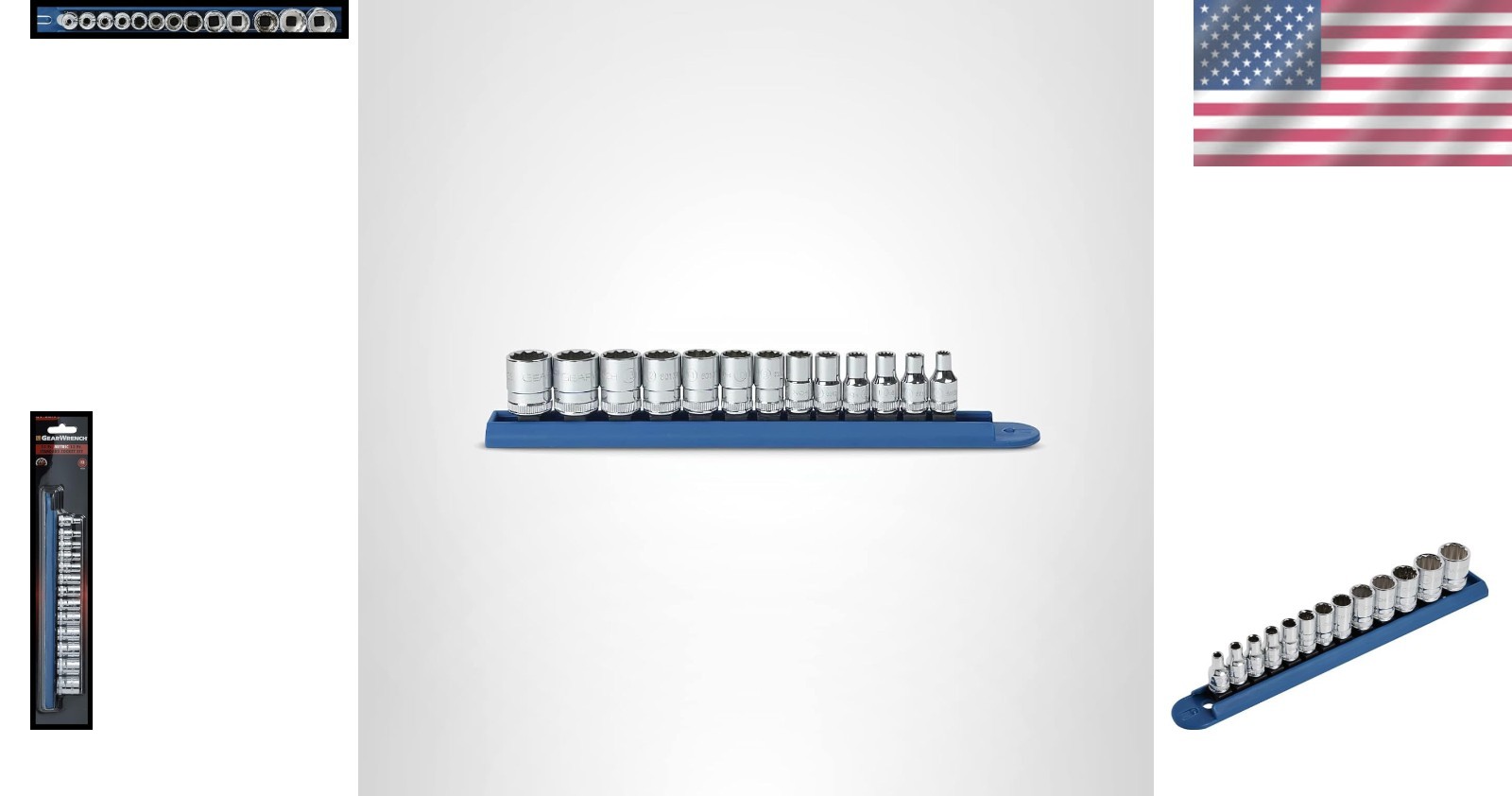 13 Pc. 1/4″ Drive 12 Pt. Standard Socket Set, Metric – 80306