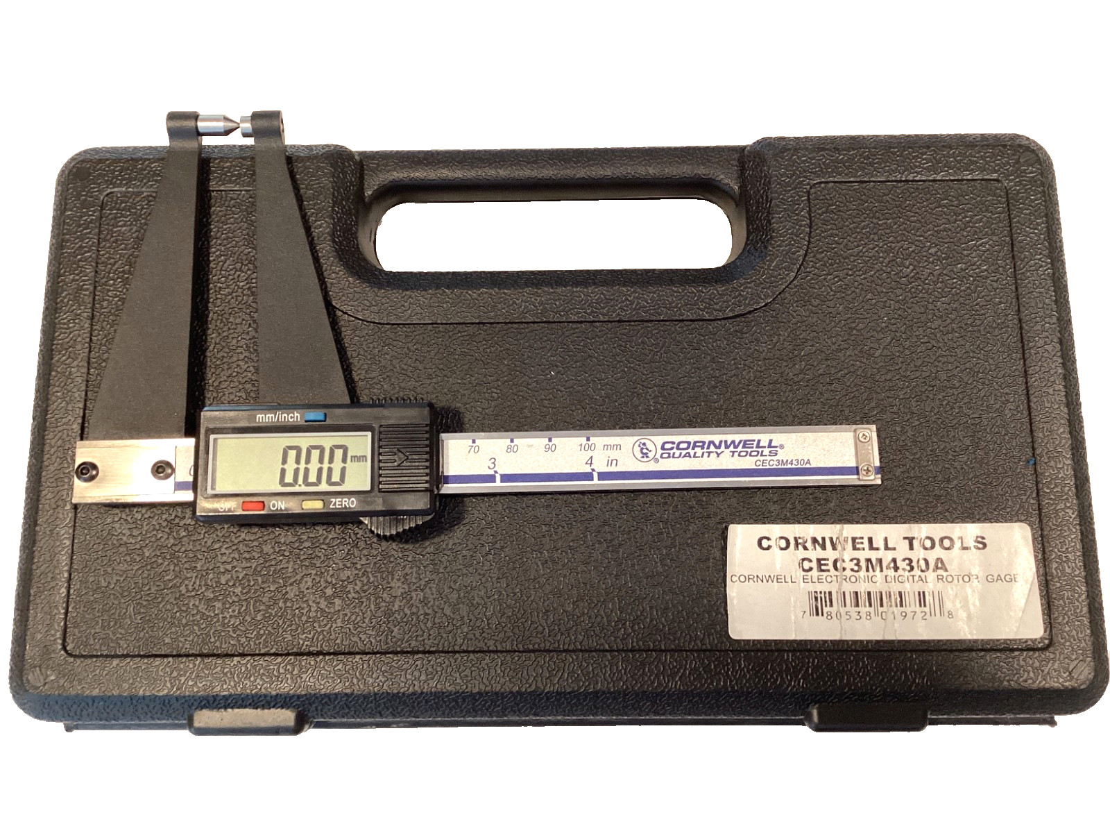 Cornwell Tools CEC3M430A NEW Electronic Digital Rotor Gage With Snap Latch Case