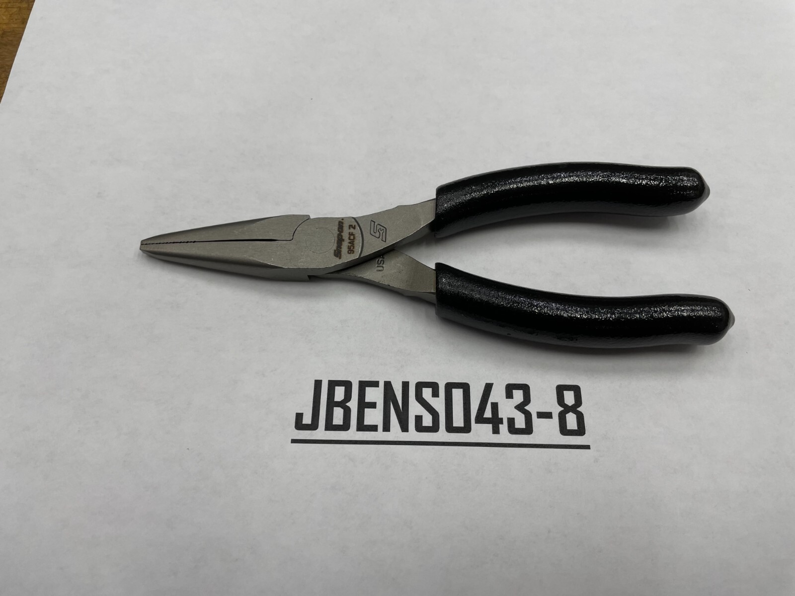 Snap-on Tools USA NEW BLACK 6″ Soft Grip Needle Nose Pliers 95ACFBK