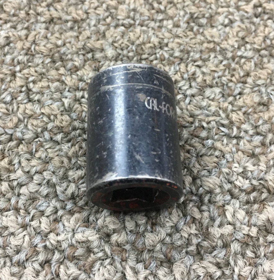 CAL-FORGED, 14MM, Impact Socket, 3/8″ Drive, 6 Point, CHROME VANADIUM