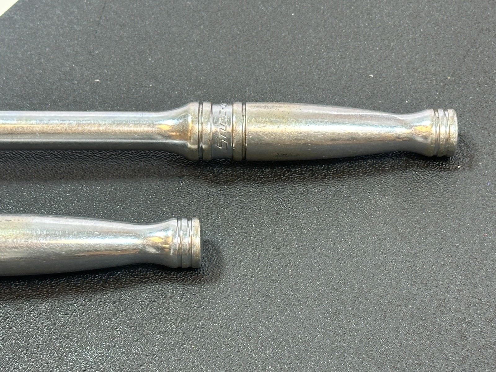 🇺🇸 Snap-On Tools USA 2pc Chrome 3/8″ Drive Ratchet Set Pair, FL830 Long & F830