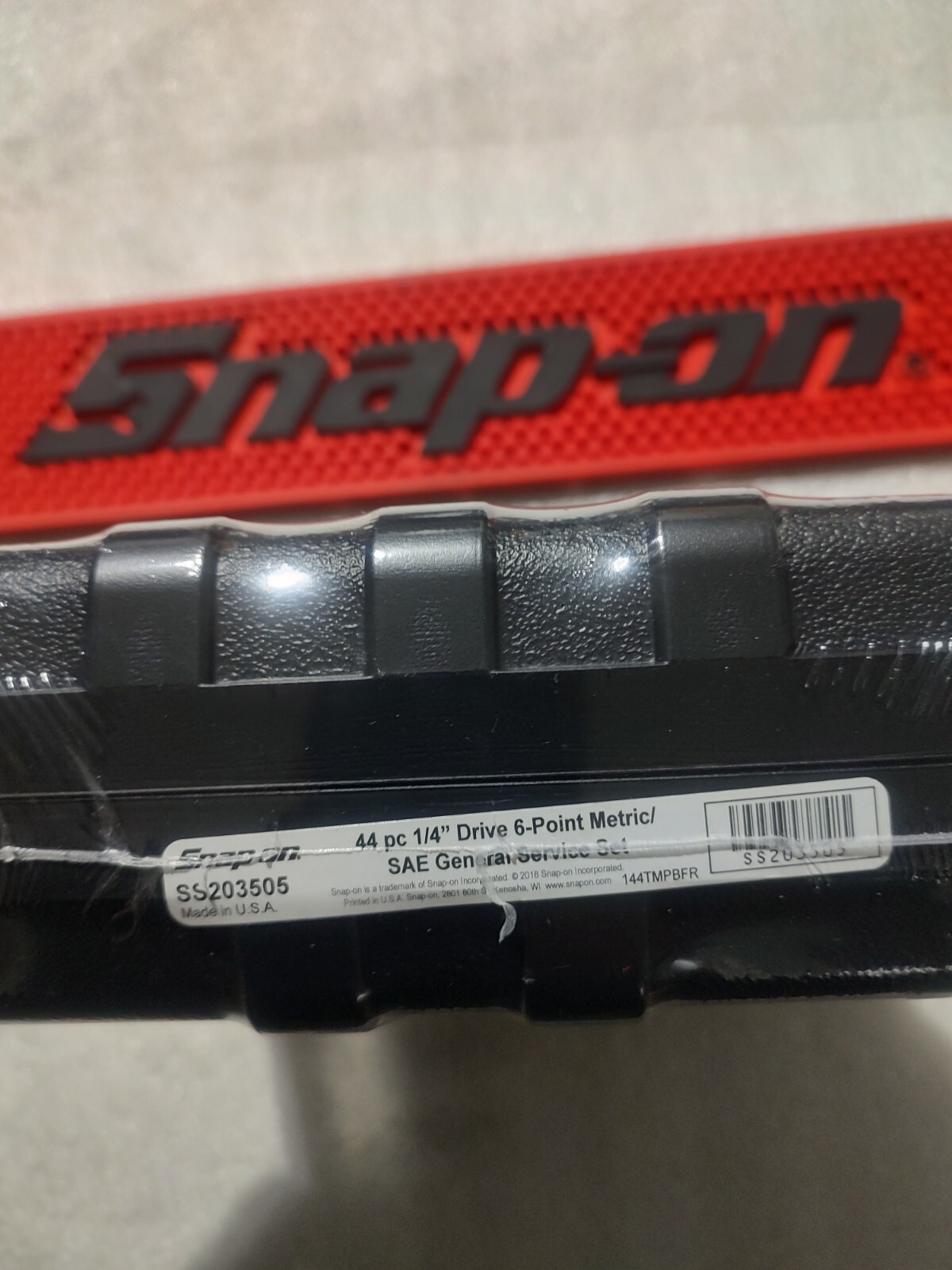 Snap-on™ BRAND NEW 1/4″ MASTER 44-pc 144TMPBFR METRIC/SAE Gen Svc Foam Set $1165