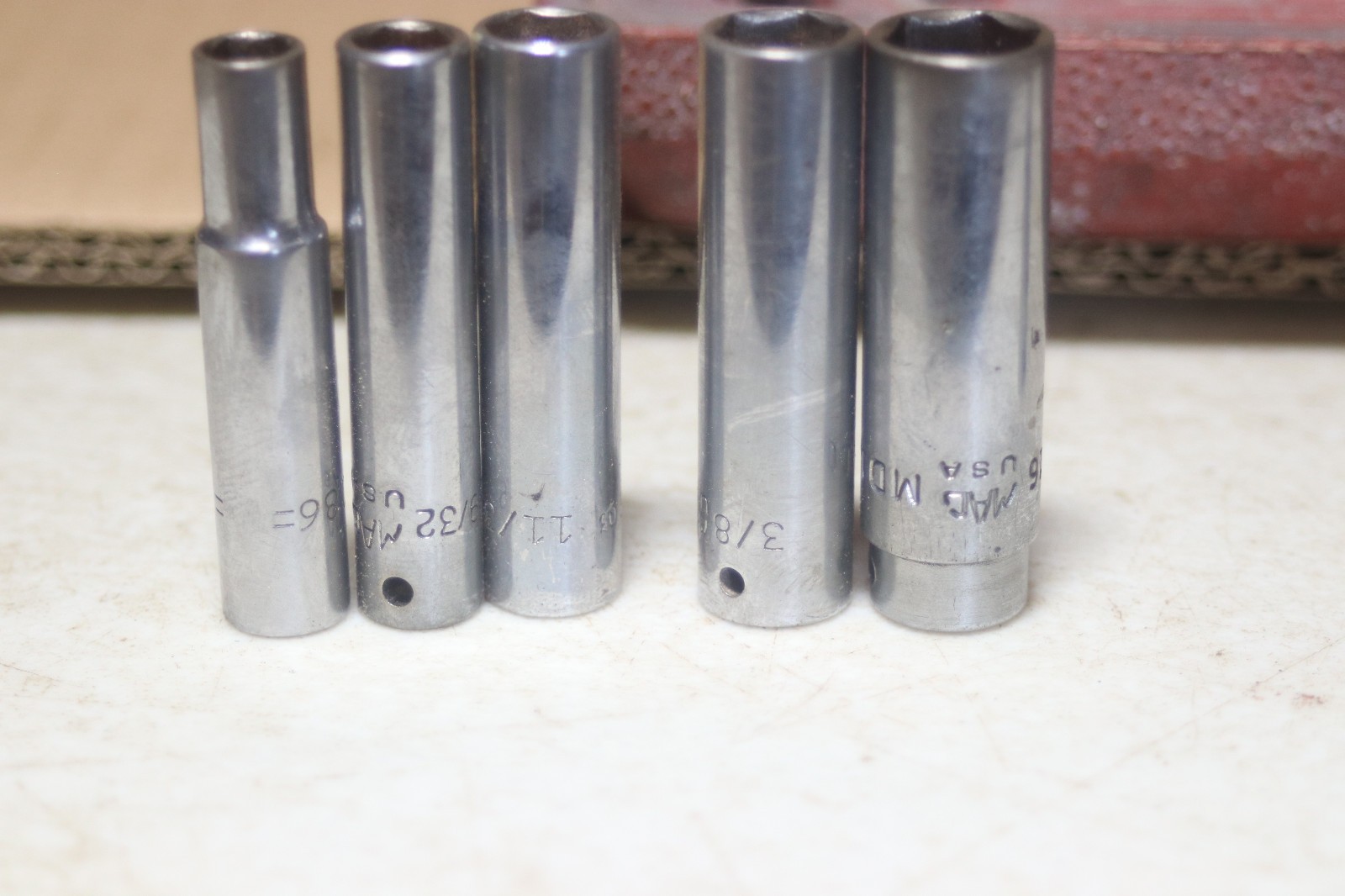MAC Tools 1/4 Inch Socket Lot with Box