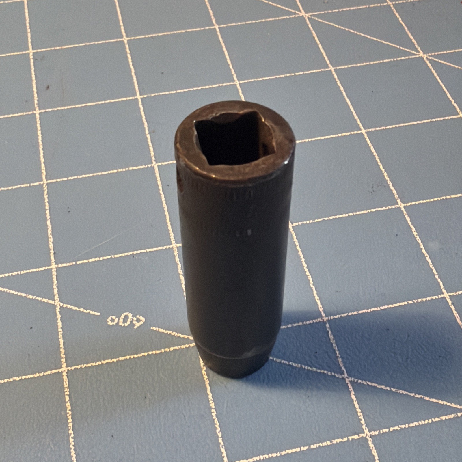 USED Snap-On Tools 9mm Metric Deep Impact Socket,3/8” Drive, 6pt, # SIMFM9