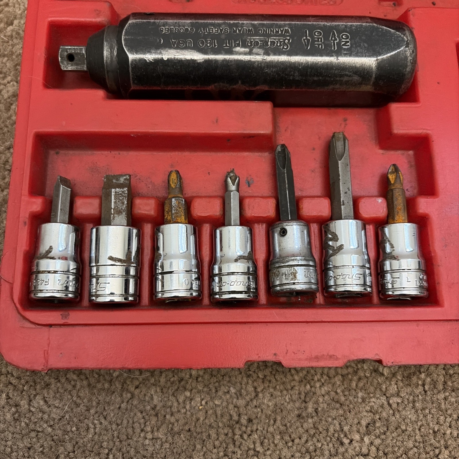 Snap-on Impact Driver Set 8 pc 3/8″ Drive 208EPIT