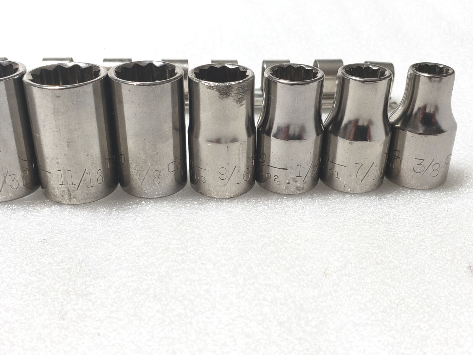 Craftsman SAE 14pc Socket Set, G-Series 1/2 Drive, 3/8″ thru 1-1/8″, USA Nice