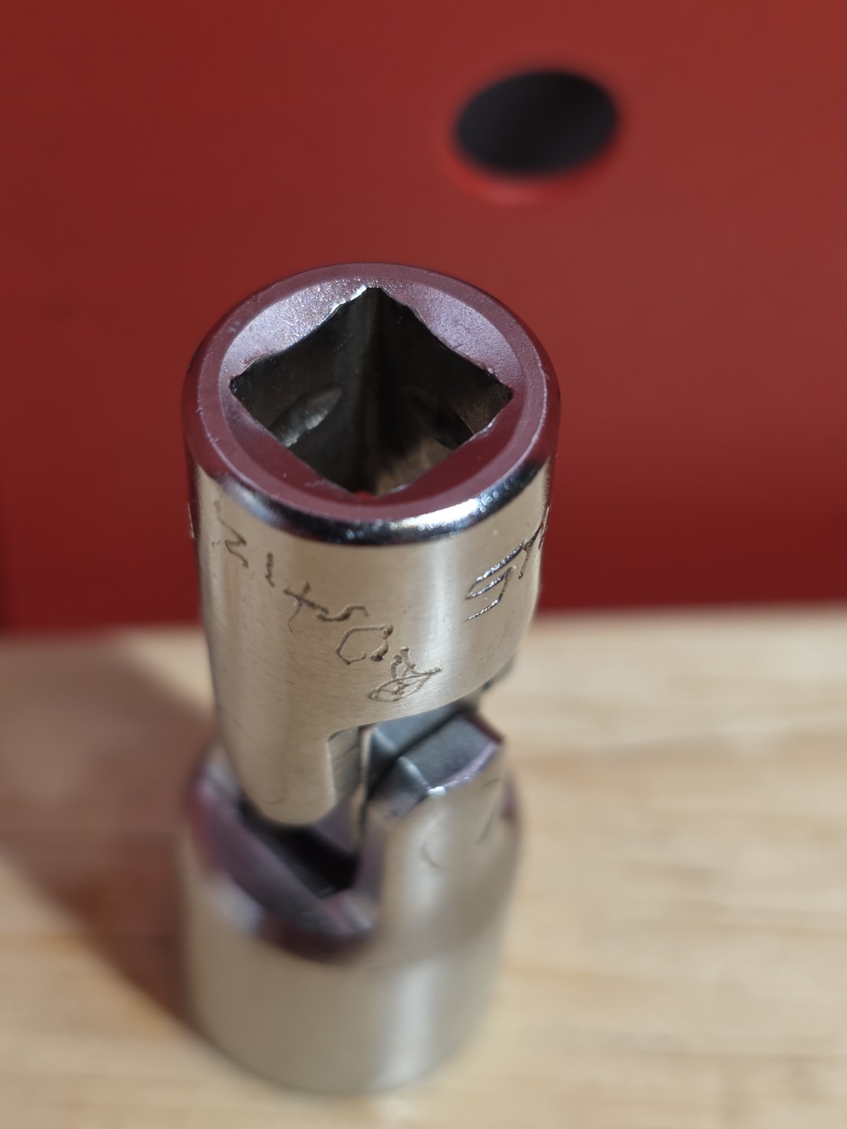 Snap-on TMU121 3/8” SAE 1/4” Drive 12-Point Swivel Wobble Socket USA See Details