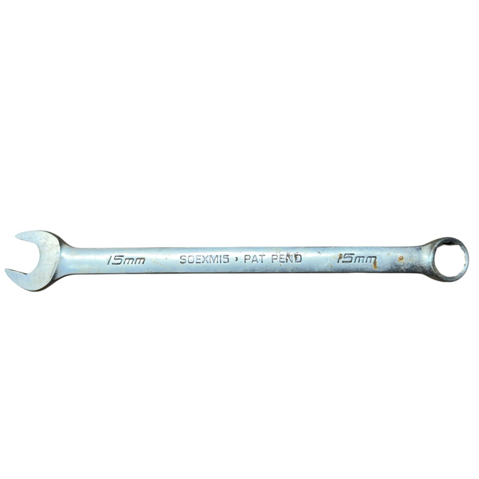 Snap-on Tools 15mm Flank Drive Plus 12 Pt Combination Wrench SOEXM15 USA