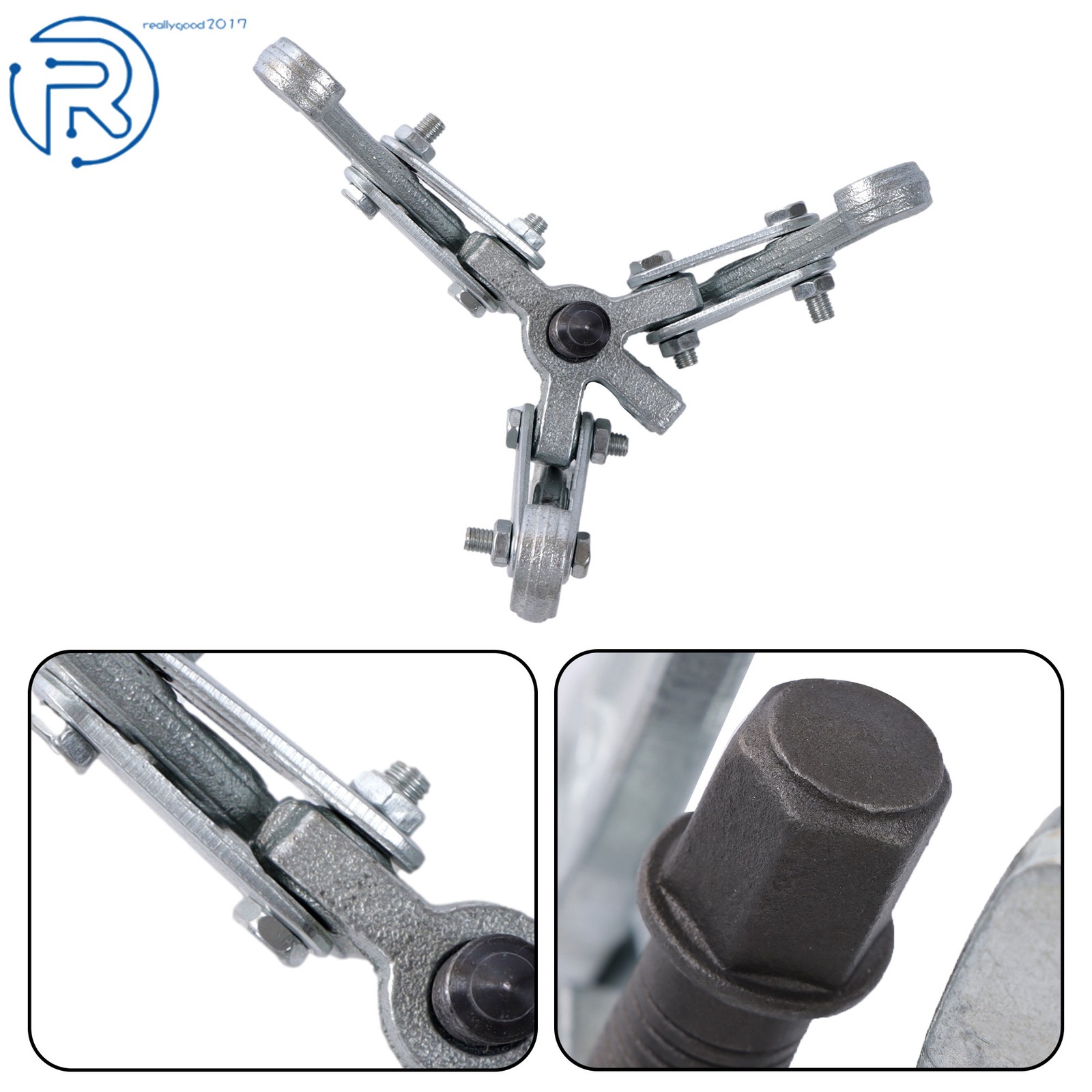 4 PC Gear Puller 3 Jaw Set 3″ 4″ 6″ 8″ Gear Pulley Bearing Puller Auto Mechanic