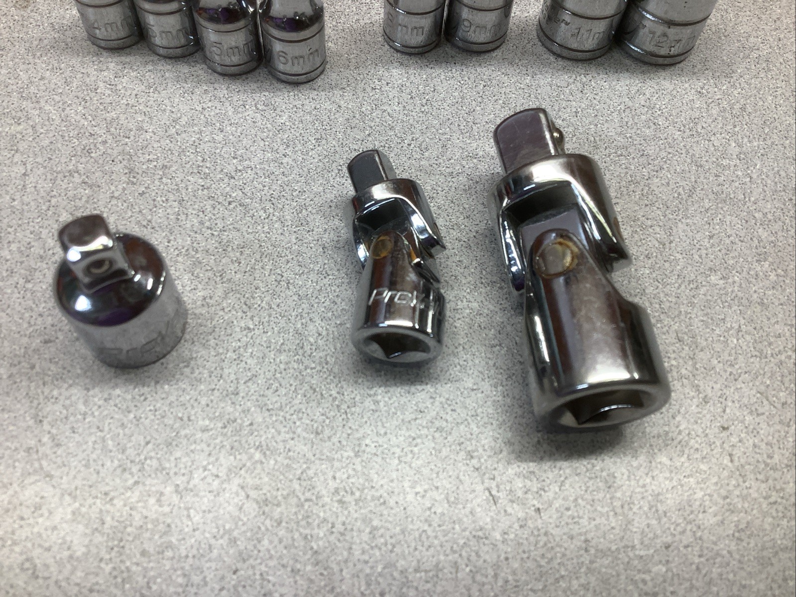 Carquest ProValue 3/8″ & 1/4” Drive 6pt PARTIAL SOCKET SET Metric & SAE ~ READ!