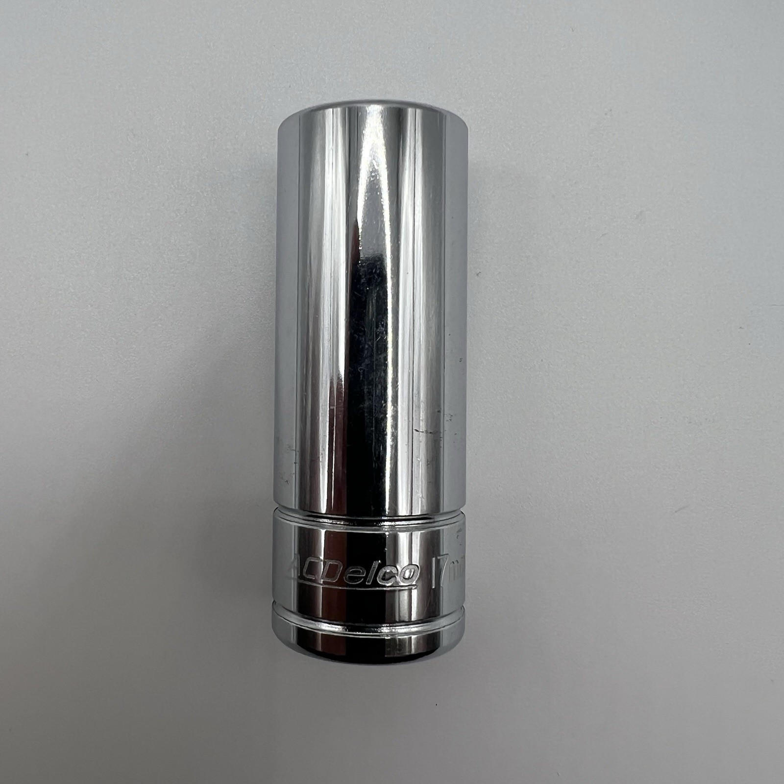 ACDelco 17mm Deep Socket 6 Point 3/8” Drive Metric Chrome Finish 36117 NOS
