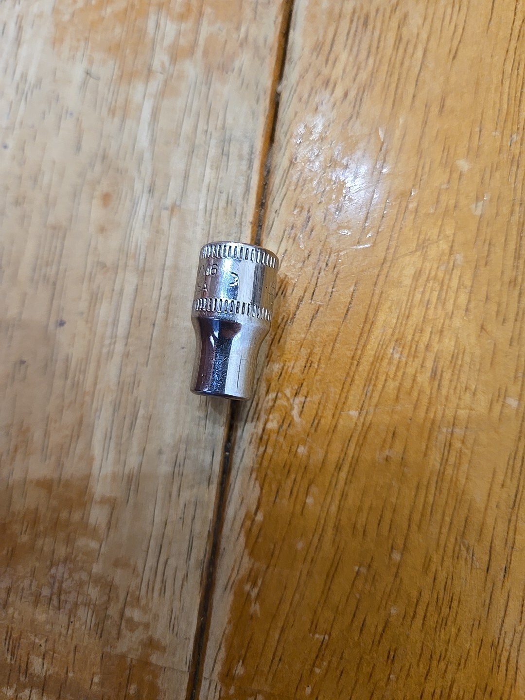 Snap On 1/4″ Drive 6MM 6PT Metric Shallow Chrome Socket TMM6