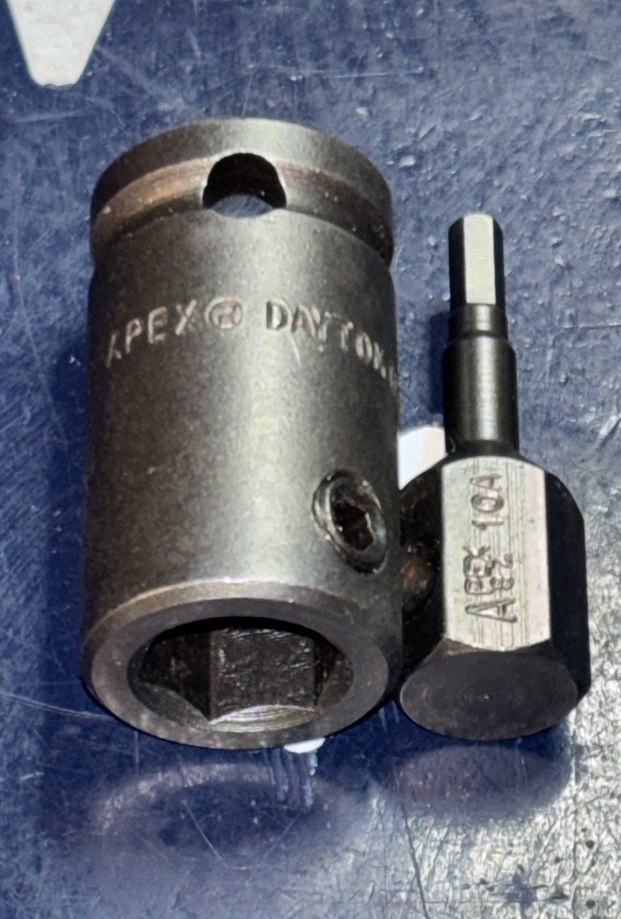 Apex Dayton SC-314 & SZ-10-A 7/16”Hex Impact Socket Bit Holder Adapter 3/8″ Dr