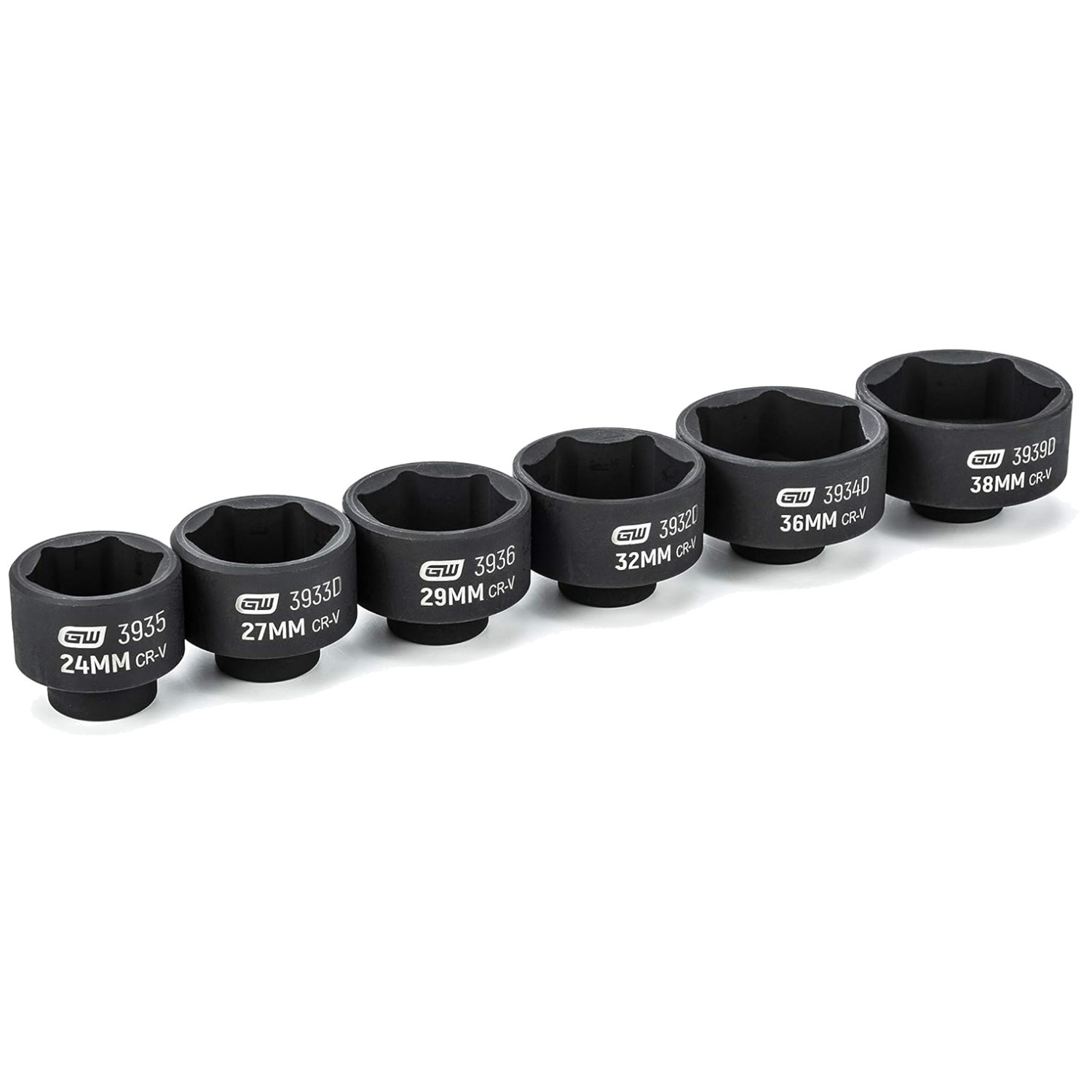 6-piece Socket Set Black Oxide