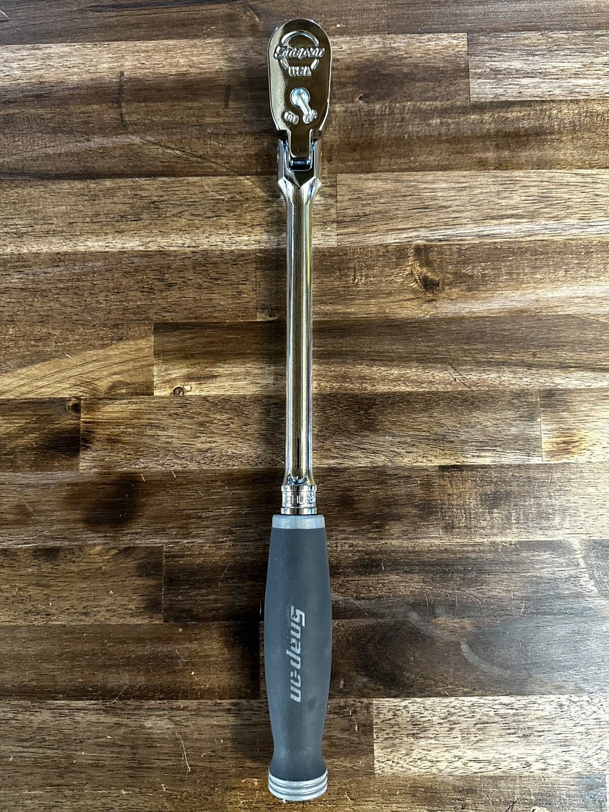*NEW* Snap On FHLF80A 3/8″ Flex Head Dark Titanium Soft Grip Ratchet SO SICK