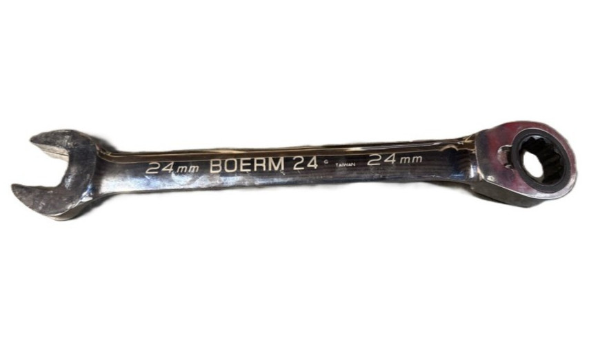 NEW Blue Point Tools 24MM BOERM24 Reversible Ratcheting Open End Wrench Combo