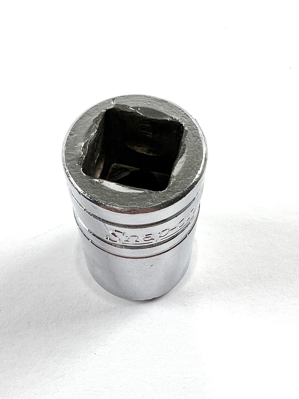 Snap On – 1/2″ Drive 1/2″ SAE, 8pt Double Square Shallow Socket (Damaged, SW416)