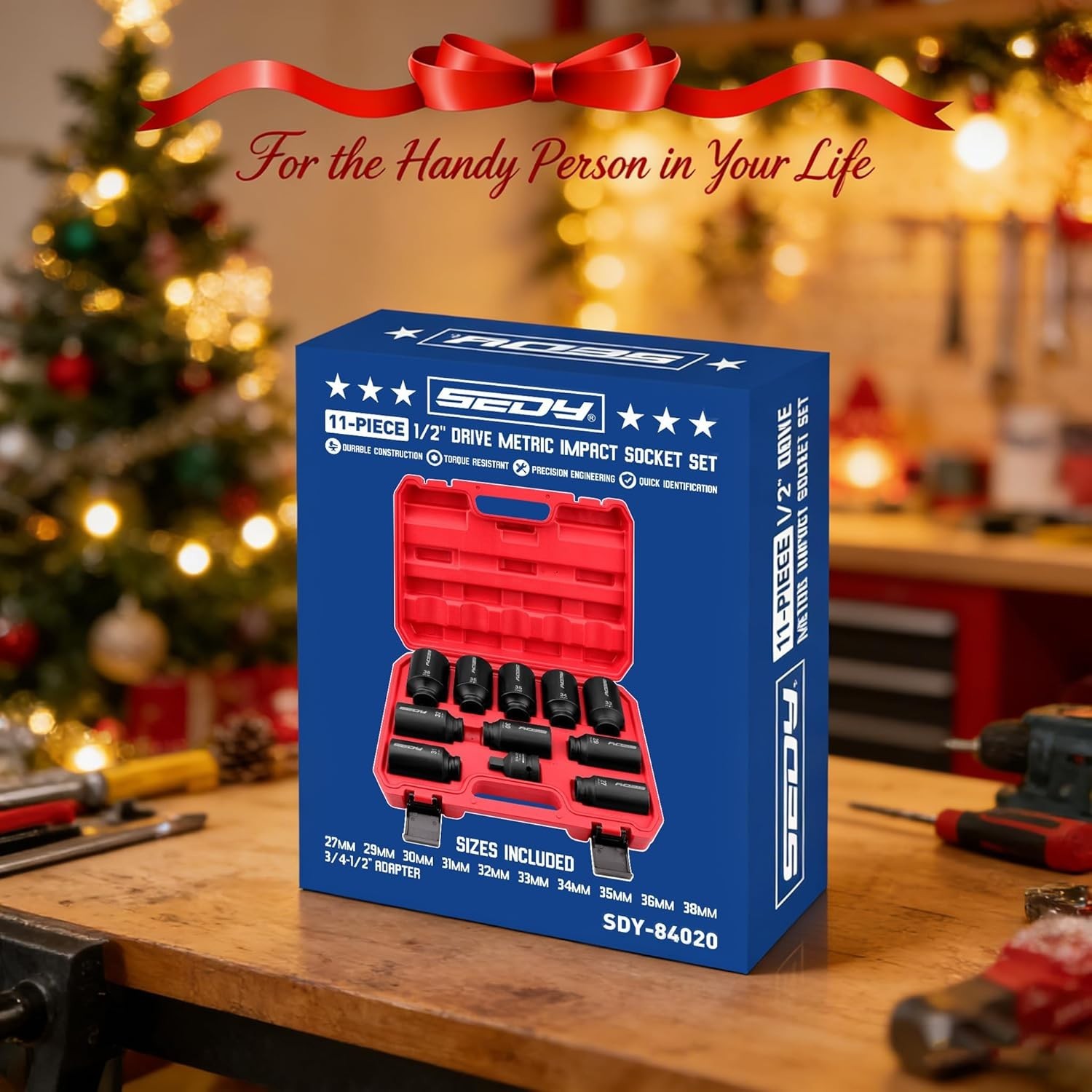 Versatile 11-Piece Metric Impact Socket Set: High-Torque Performance Guaranteed