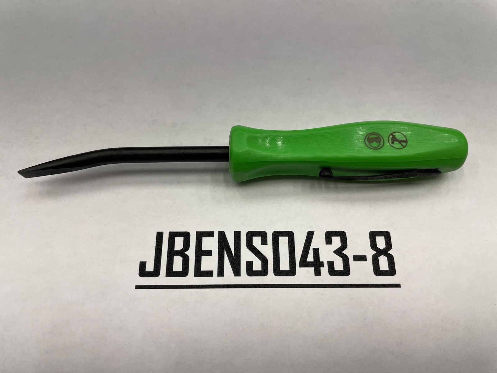 Snap-on Tools USA NEW GREEN 5″ Length Angle Tip Mini Pocket Prybar PBMB5G