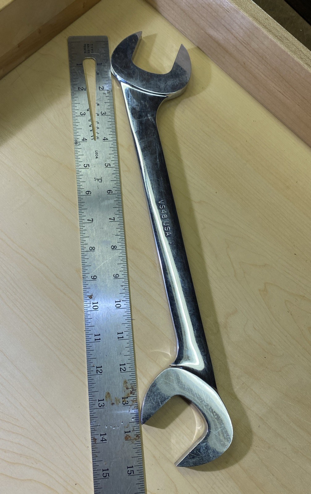 Snap On 4 Way Angle Open End Wrench VS48 SAE 1-1/2″