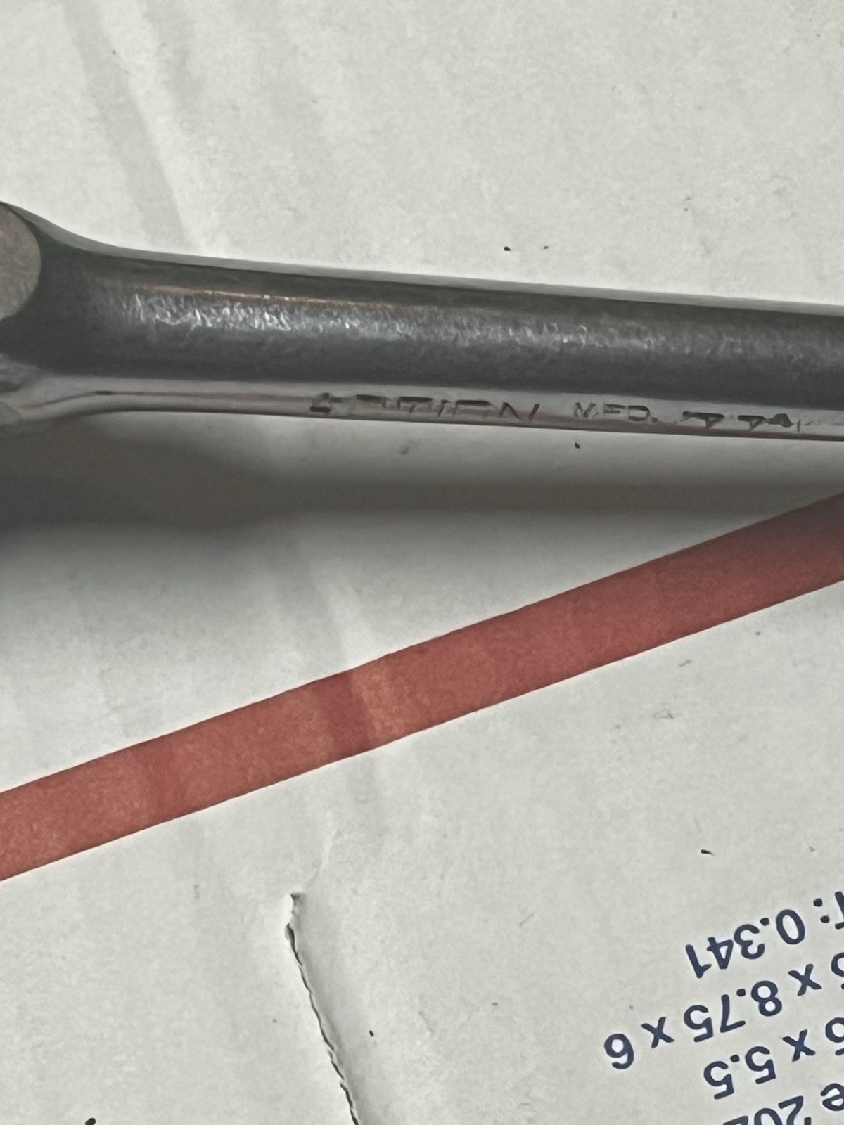 Action 77JA Ratchet 3/8″ Drive Open Gear Knurled Handle 7 1/4″ USA