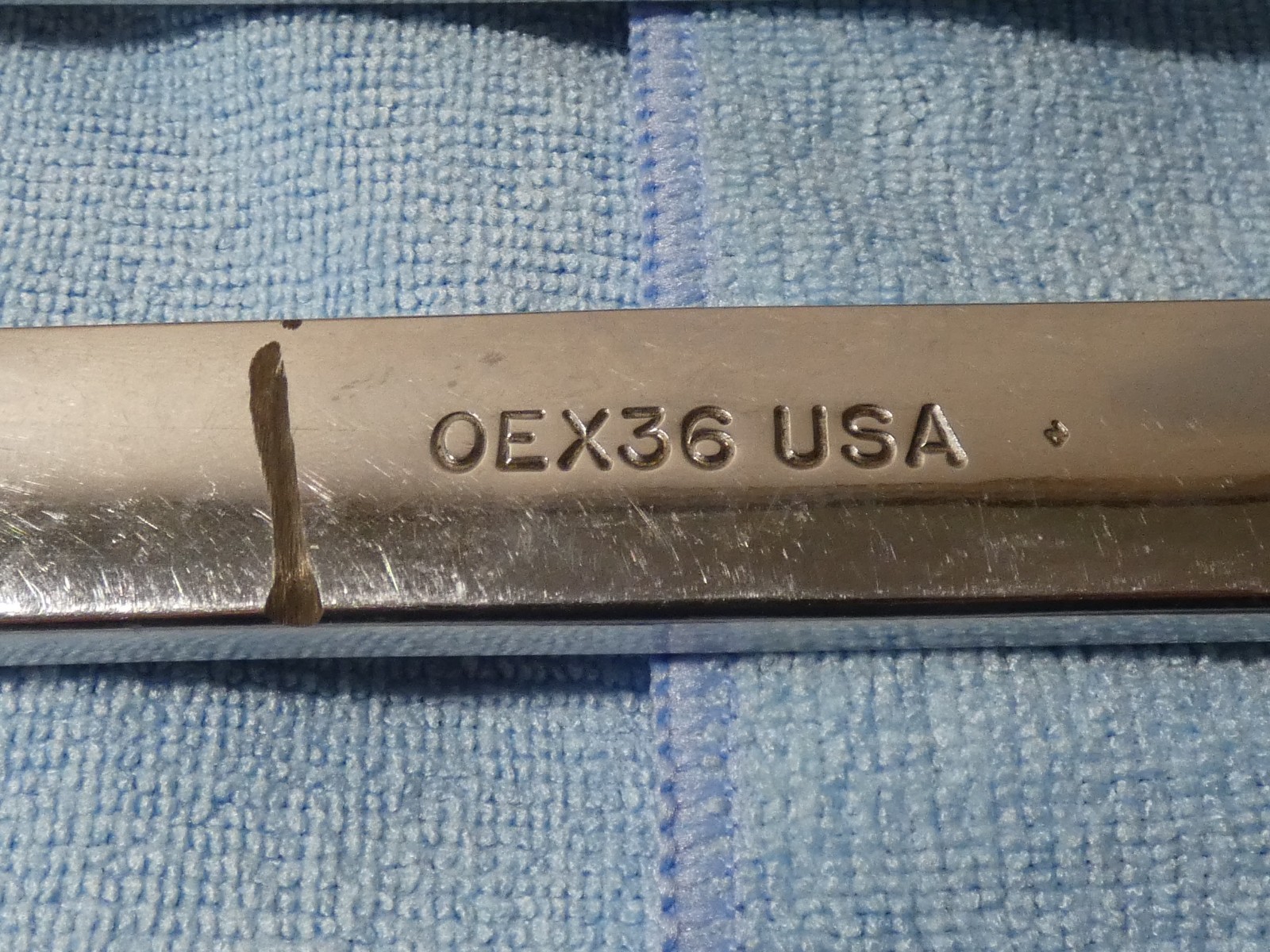 Snap-On 6 Pc. Combo Flank Drive Wrench Set SAE OEX28, OEX30B, OEX32,36,38B, 40B