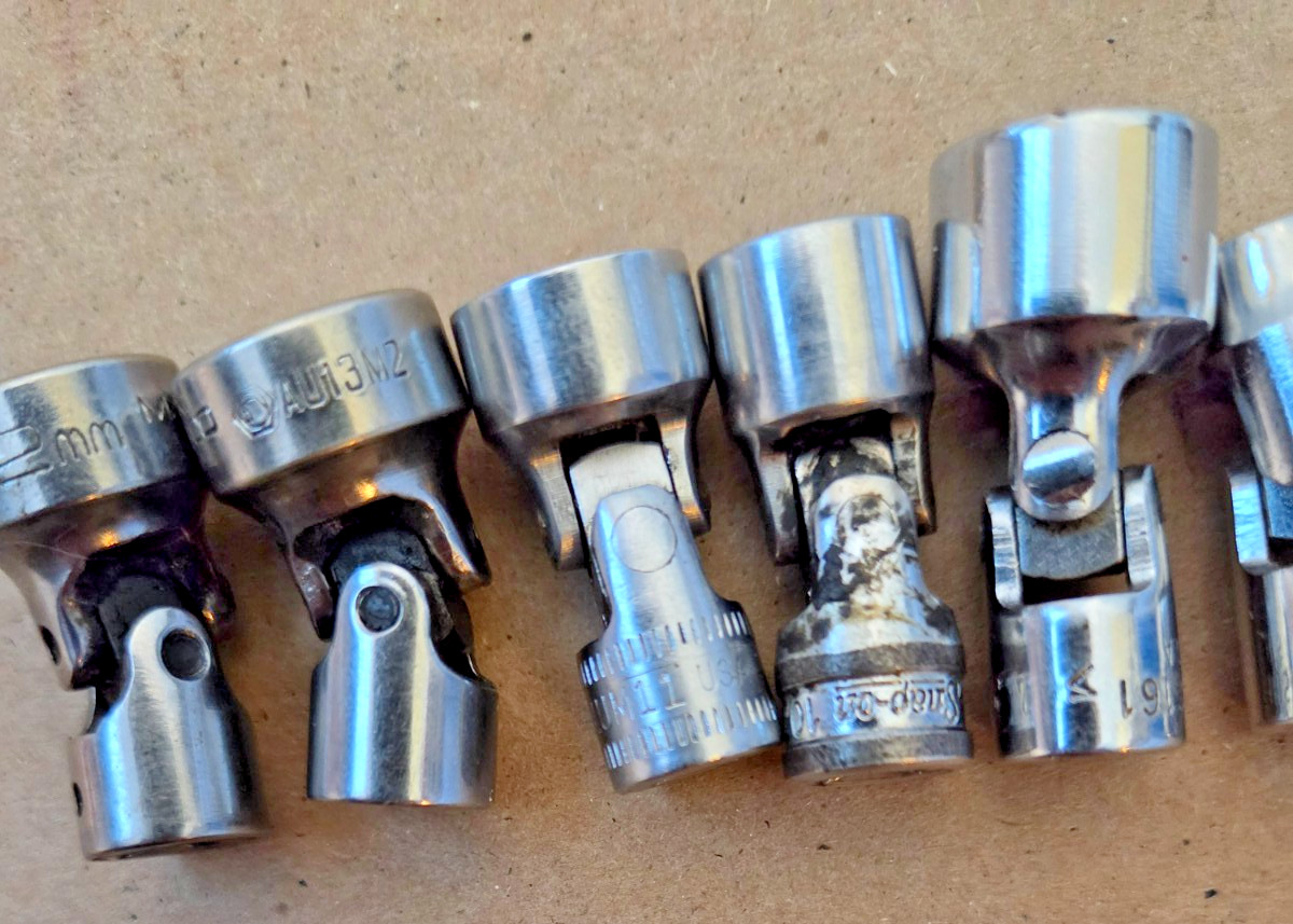 SNAP ON MATCO SWIVEL SOCKET ADAPTOR LOT 1/4″ DRIVE TA3 TMUS81 TMUM11 TMUS161 +++