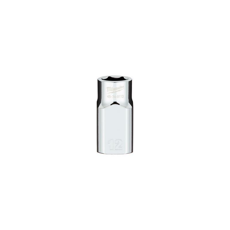Milwaukee 12 mm X 1/2 in. drive Metric 6 Point Standard Socket