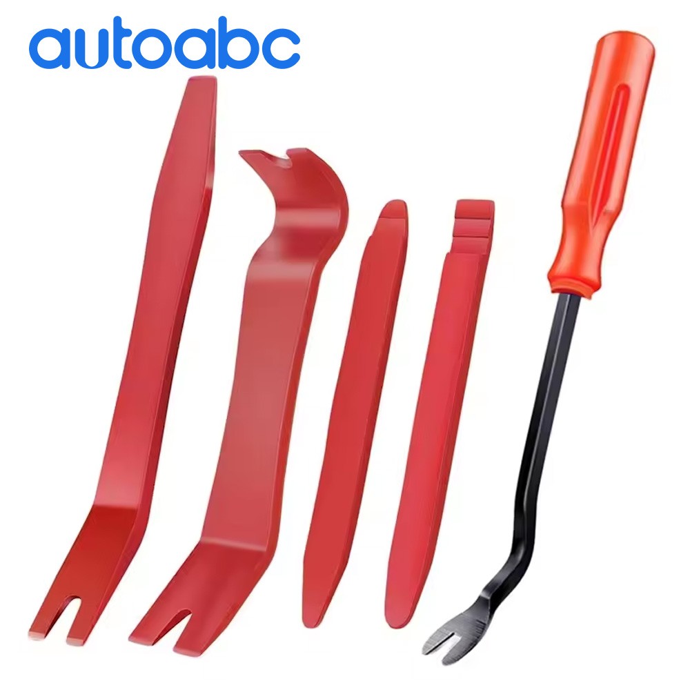 5 Auto Trim Removal Tool Kit Car Panel Door Window Fastener Remover Pry Tool Set