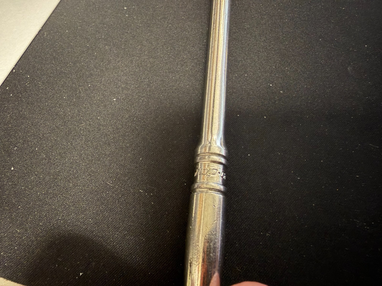 Snap On Tools TML830 1/4″ Dr 6-1/2in. Long Chrome Ratchet