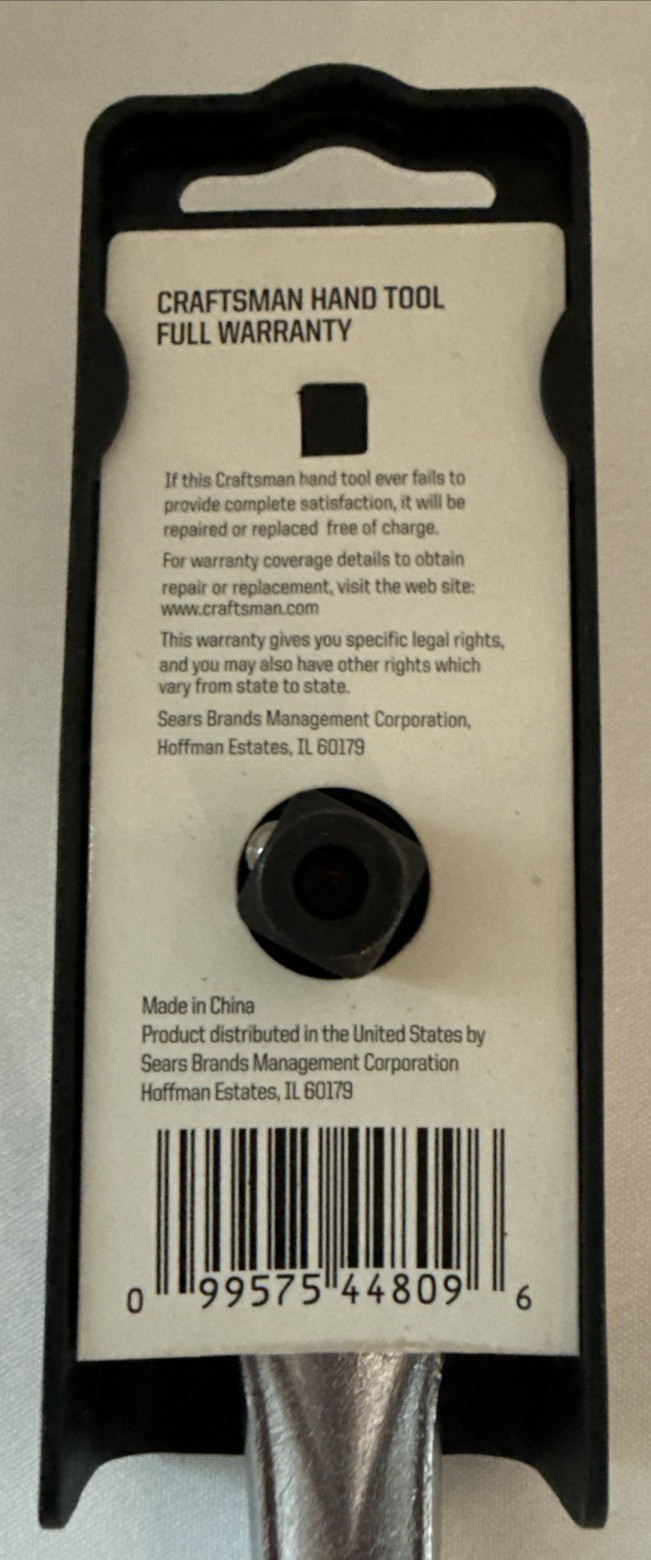 Sears Craftsman Quick Release Ratchet 1/2″ Drive 44809 NOS Free Shipping