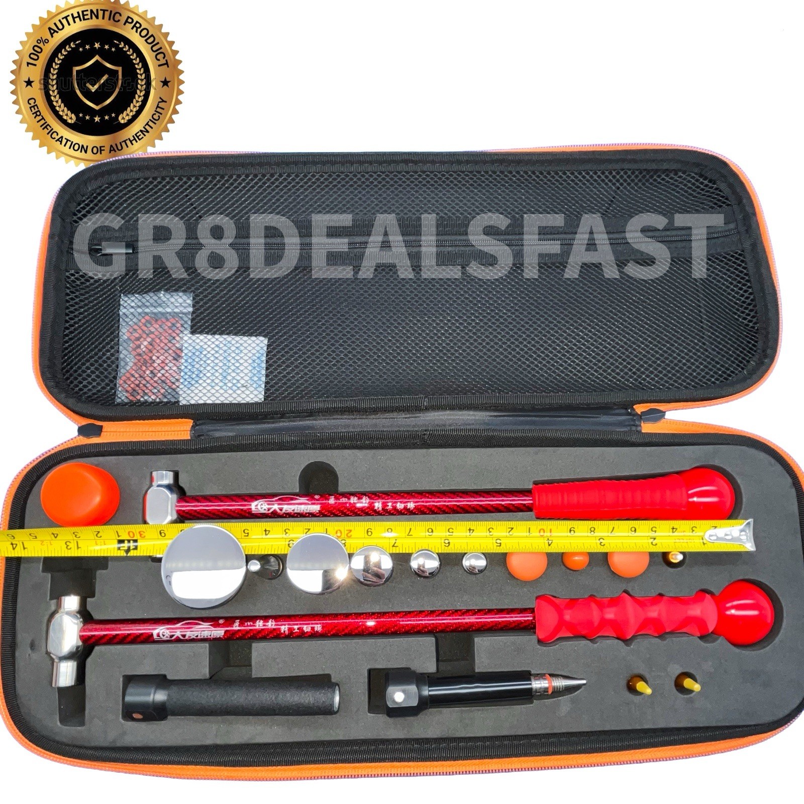 Carbon Fiber Blending PDR Hammers Paintless Dent Removal Repair Knockdown Tools