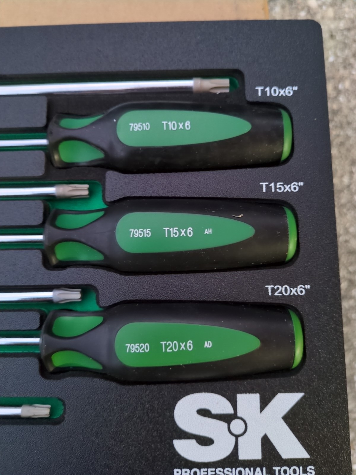 SK Professional Tools 7 Piece Cushion Grip Torx Screwdriver Set New Lifetime…