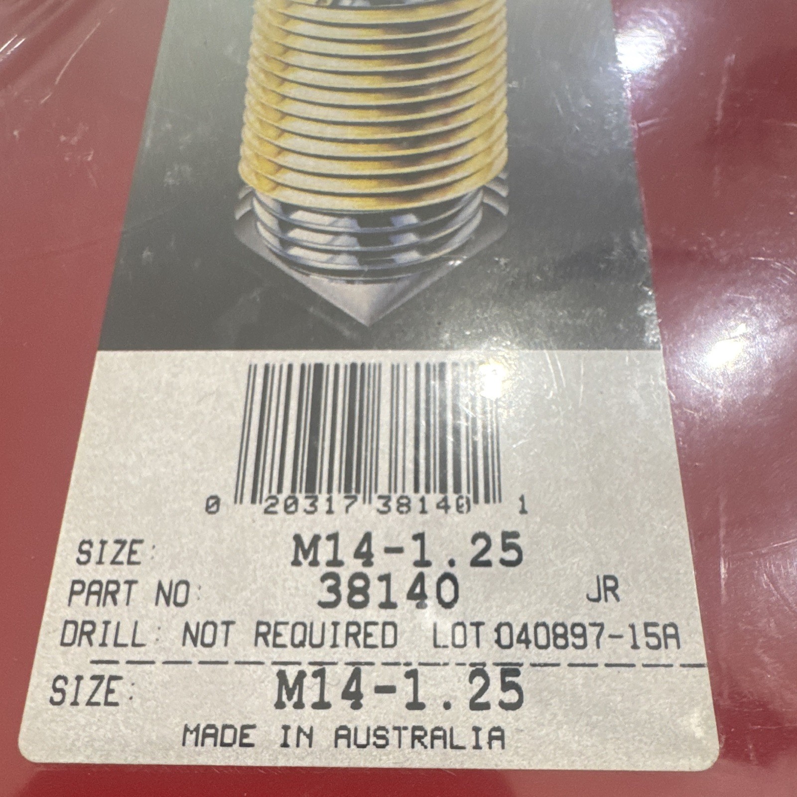Recoil Thread Repair Kit M14-1.25 Steel MPN 38140