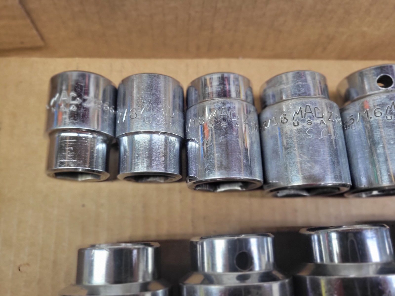Mac Tools USA 3/4″ Drive 13-Piece Socket Set / Lot 13/16″ – 2″