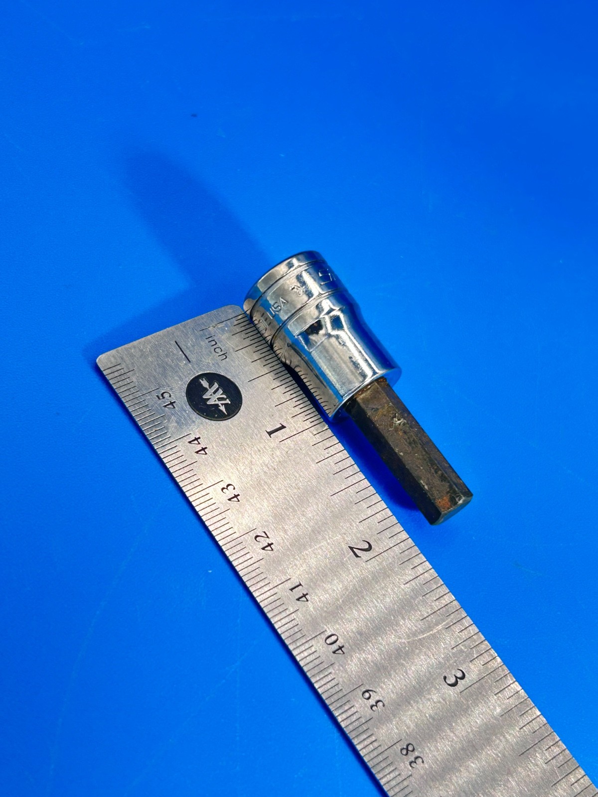 Snap-on Hex Bit Socket 3/8” Drive 5/16” SAE FA10E USA N-3-15