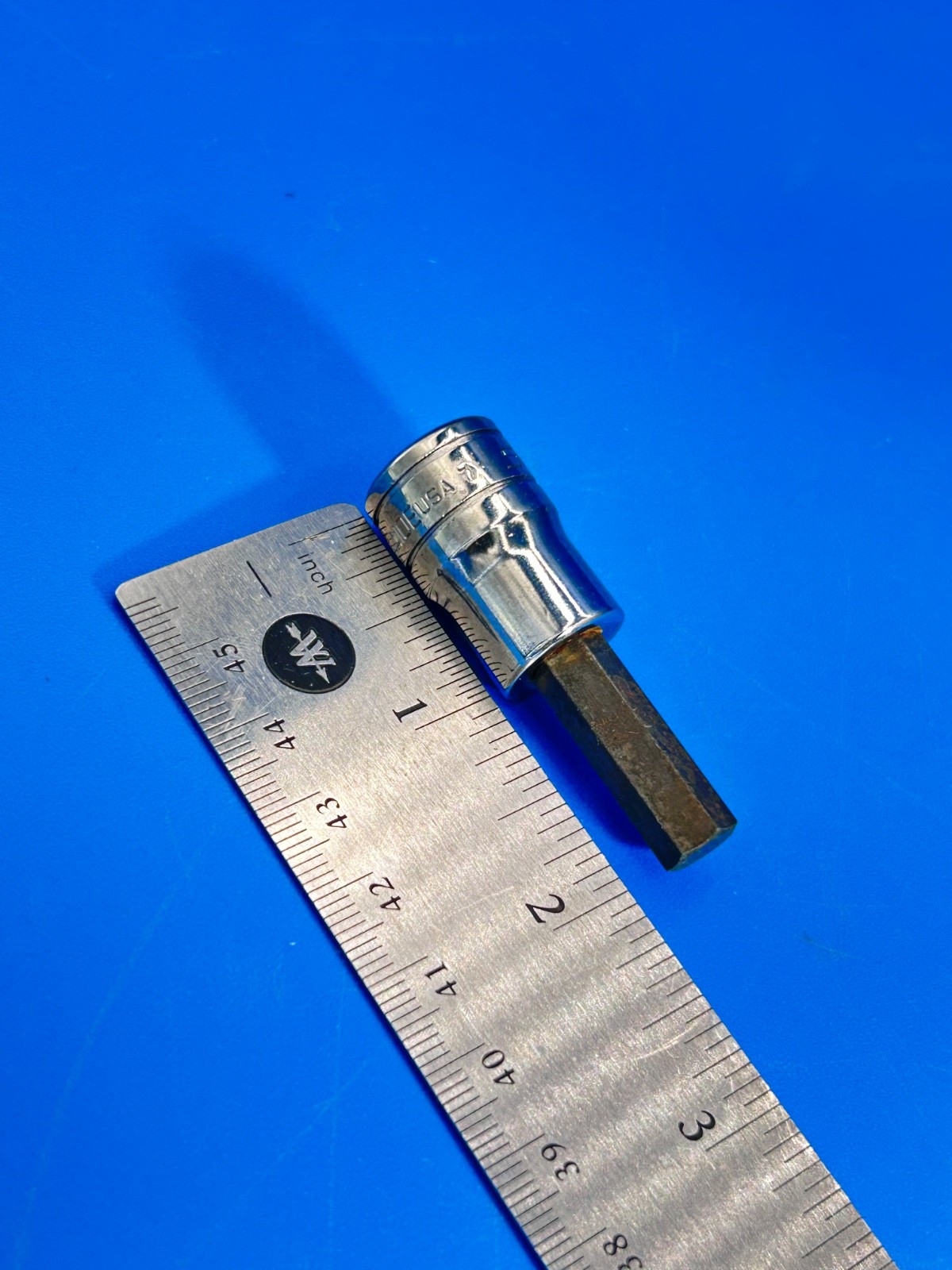 Snap-on Hex Bit Socket 3/8” Drive 5/16” SAE FA10E USA N-14-19