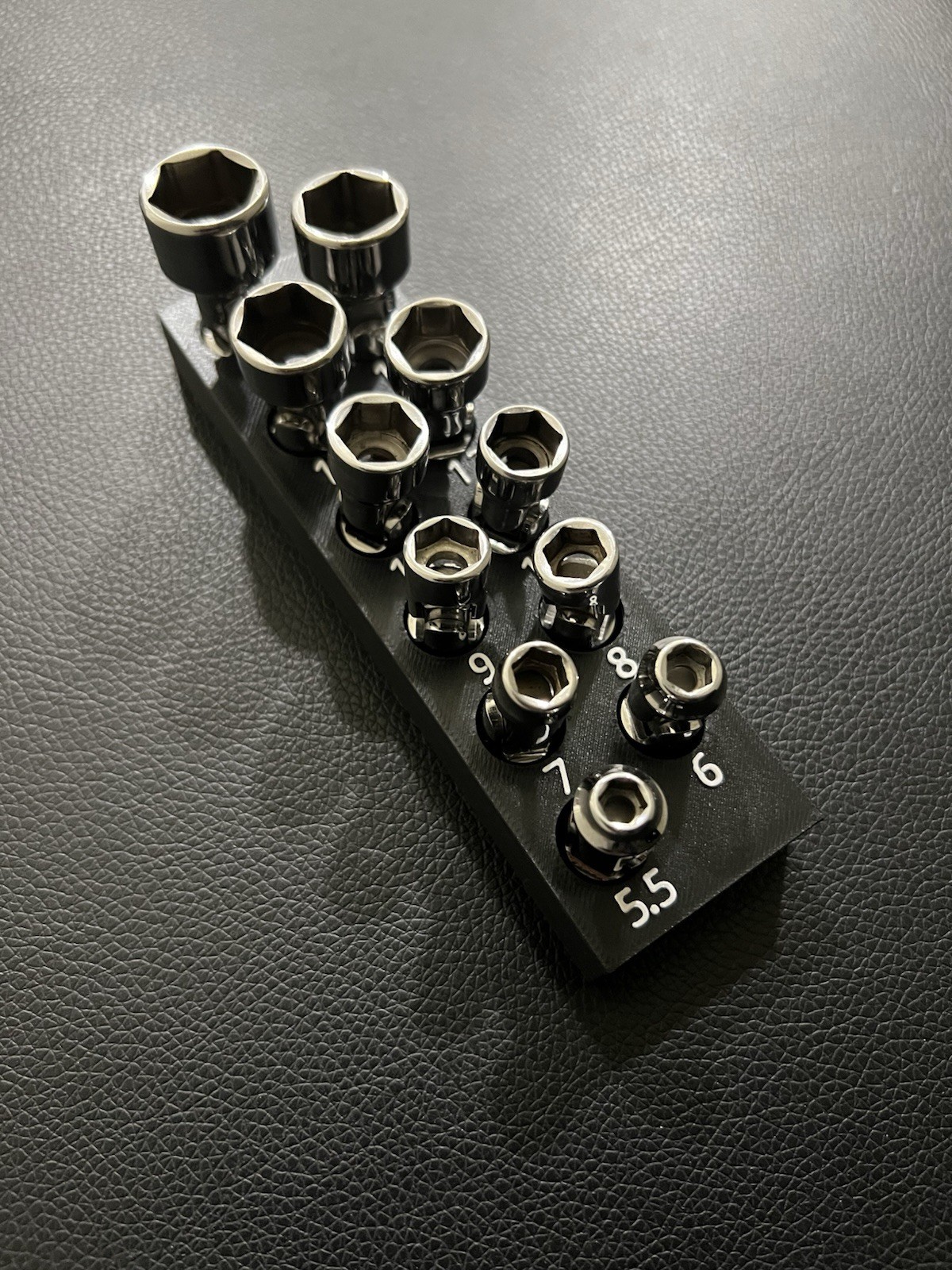 Tray compatible with Snap On Tools 1/4″ Drive Swivel Socket Set Metric Sae